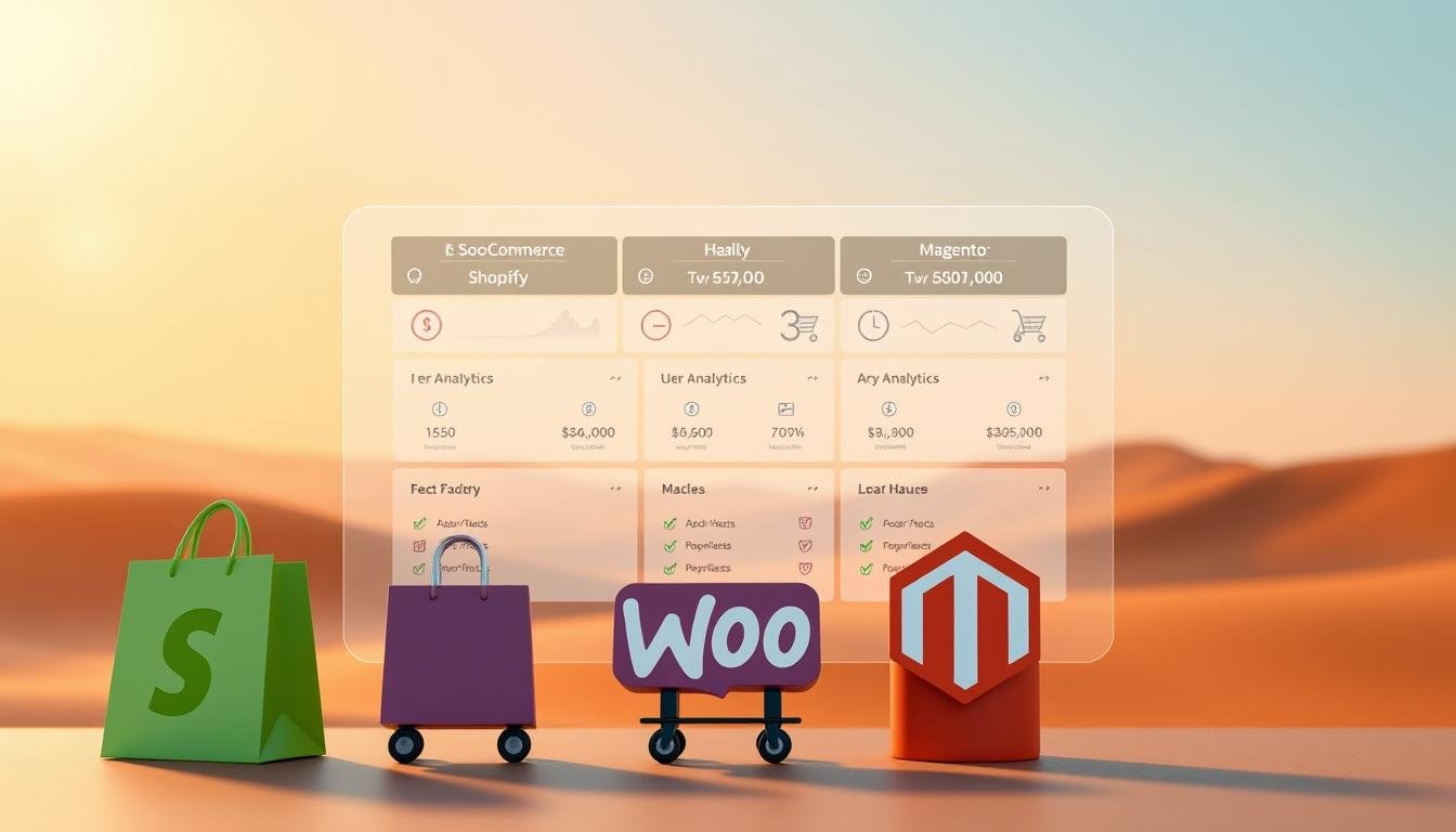 shopify vs woocommerce vs magento