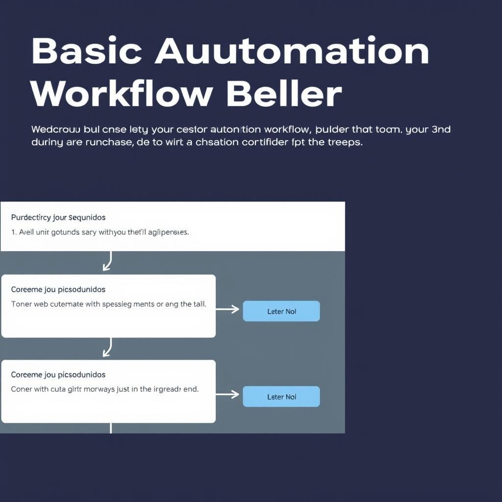 A basic automation workflow builder showing a simple welcome email sequence for new subscribers
