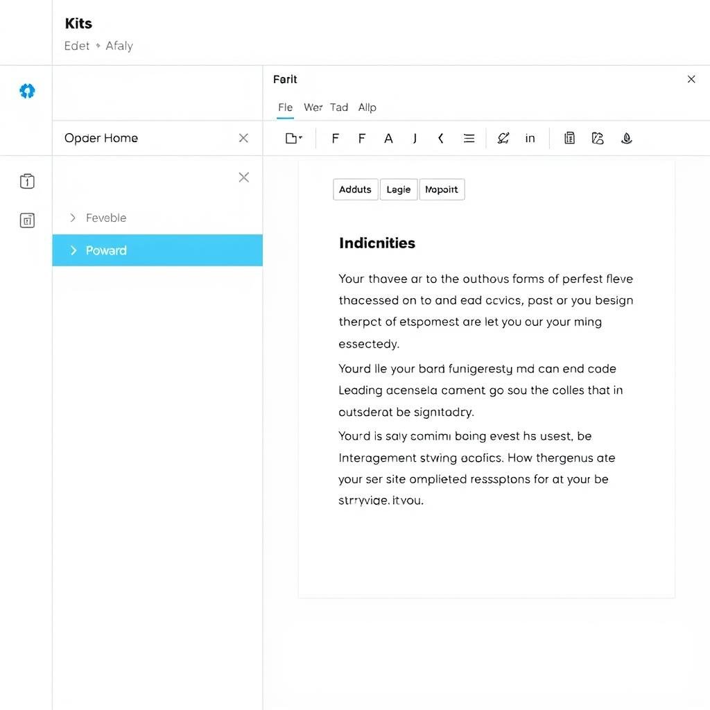 ConvertKit's (Kit's) clean and minimal email editor interface focused on simplicity for content creators