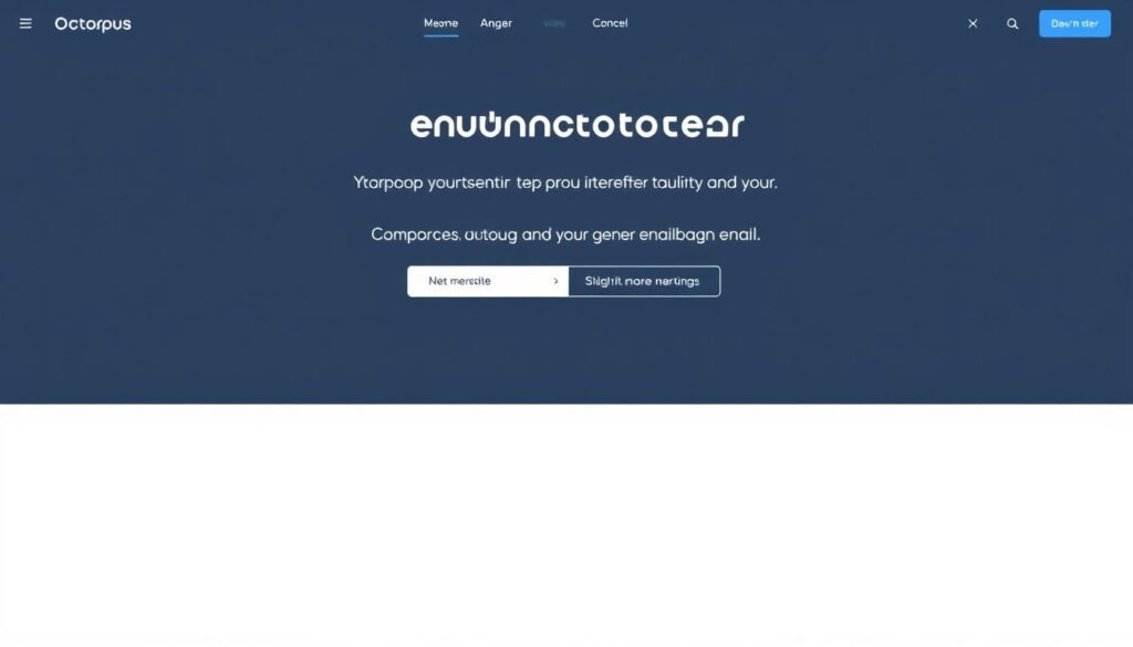 EmailOctopus's minimalist interface showing its straightforward approach to email marketing for beginners EmailOctopus's minimalist interface showing its straightforward approach to email marketing for beginners
