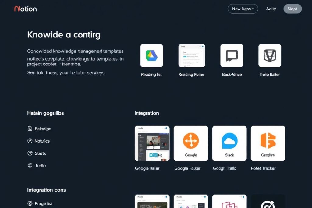 Notion templates and integrations for Second Brain customization