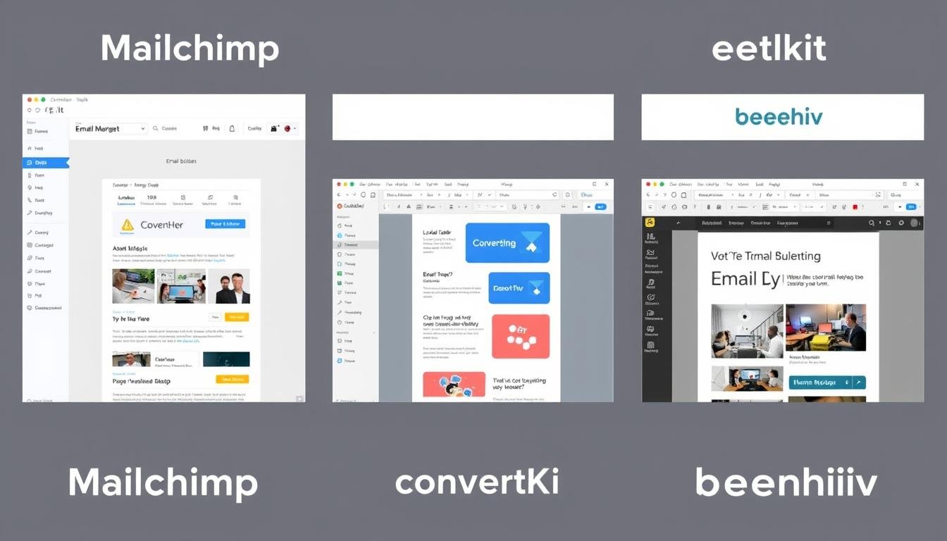 Mailchimp vs ConvertKit vs beehiiv: Best Email Platform for Creators